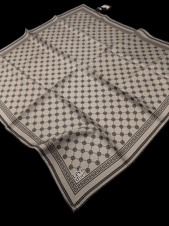 Levidor Twill İpek Eşarp LD4123-1