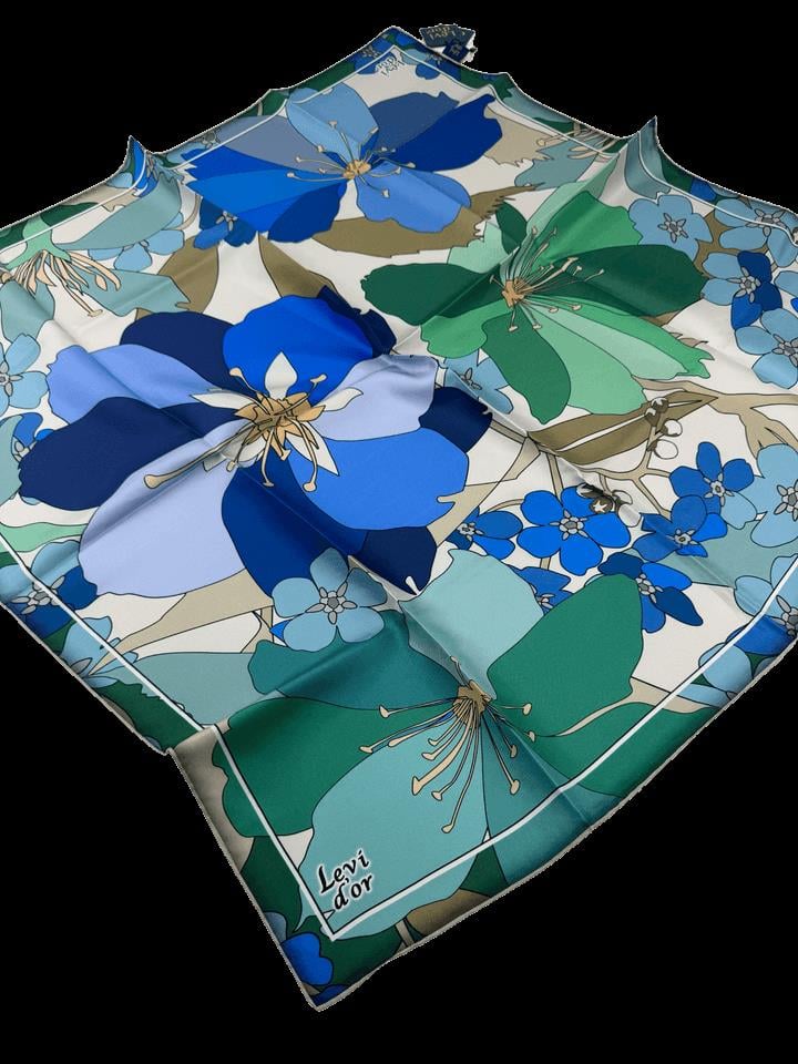 Levidor Twill İpek Eşarp LD4161-1