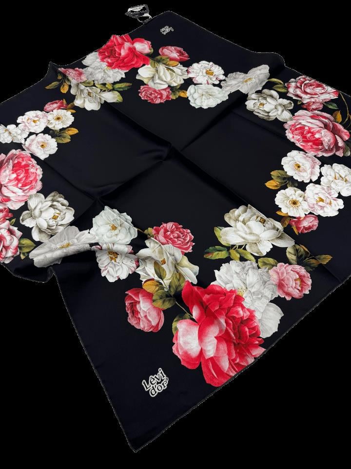 Levidor Twill İpek Eşarp LD4175-1