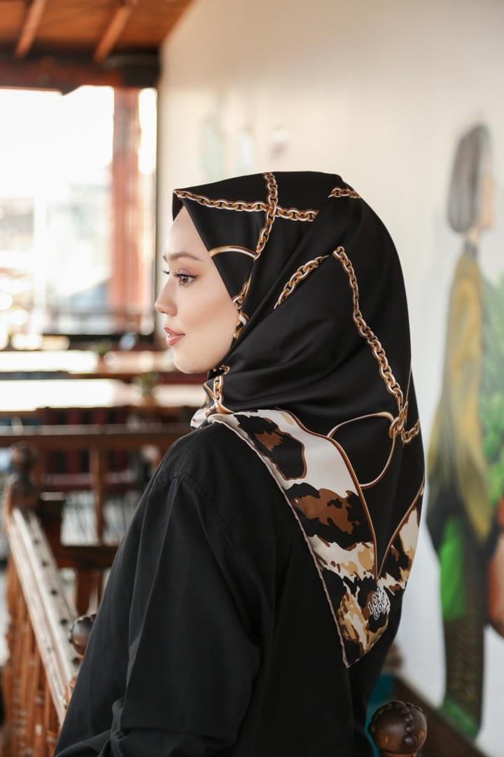 Levidor Twill İpek Eşarp LD4191-1
