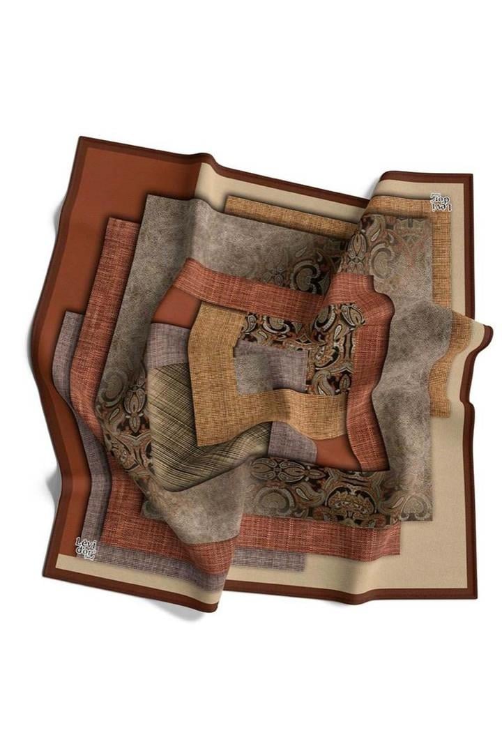 Levidor Yeni Sezon Trend Polyester 90x90 Twill (Tivil) Eşarp Modeli Tesettür Nağme Ürünü