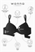 Luna Mikro Sütyen - Soft Push Up, Yarı Dolgulu - Premium Basic - 2222 - Siyah