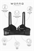 Luna Tak-Çıkar Askılı Mikro Sütyen - Soft Push Up, Yarı Dolgulu - Basic - 2533 - Siyah