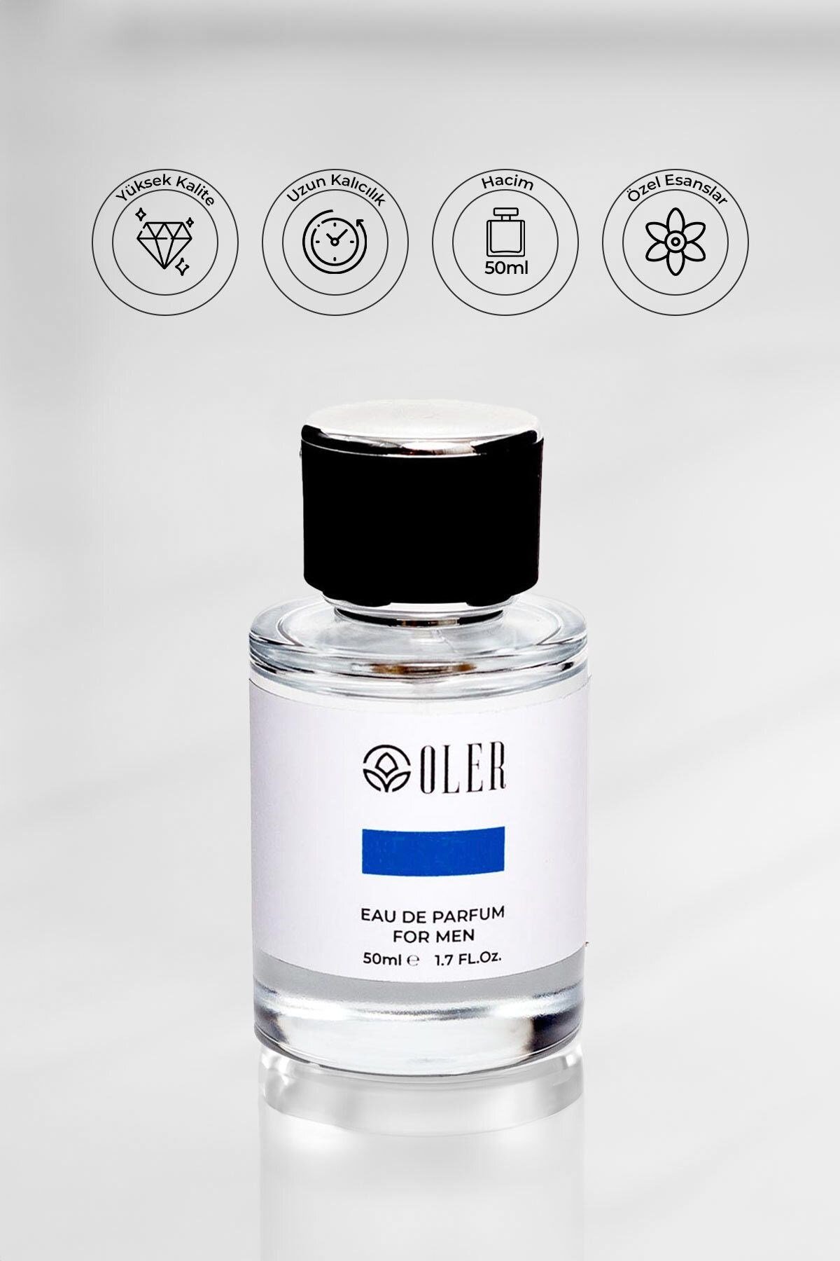 M006 Erkek Parfüm EDP 50ml | Pudramsı & Maskülen | Lavanta, Bergamot, İris, Kakao, Deri, Vetiver