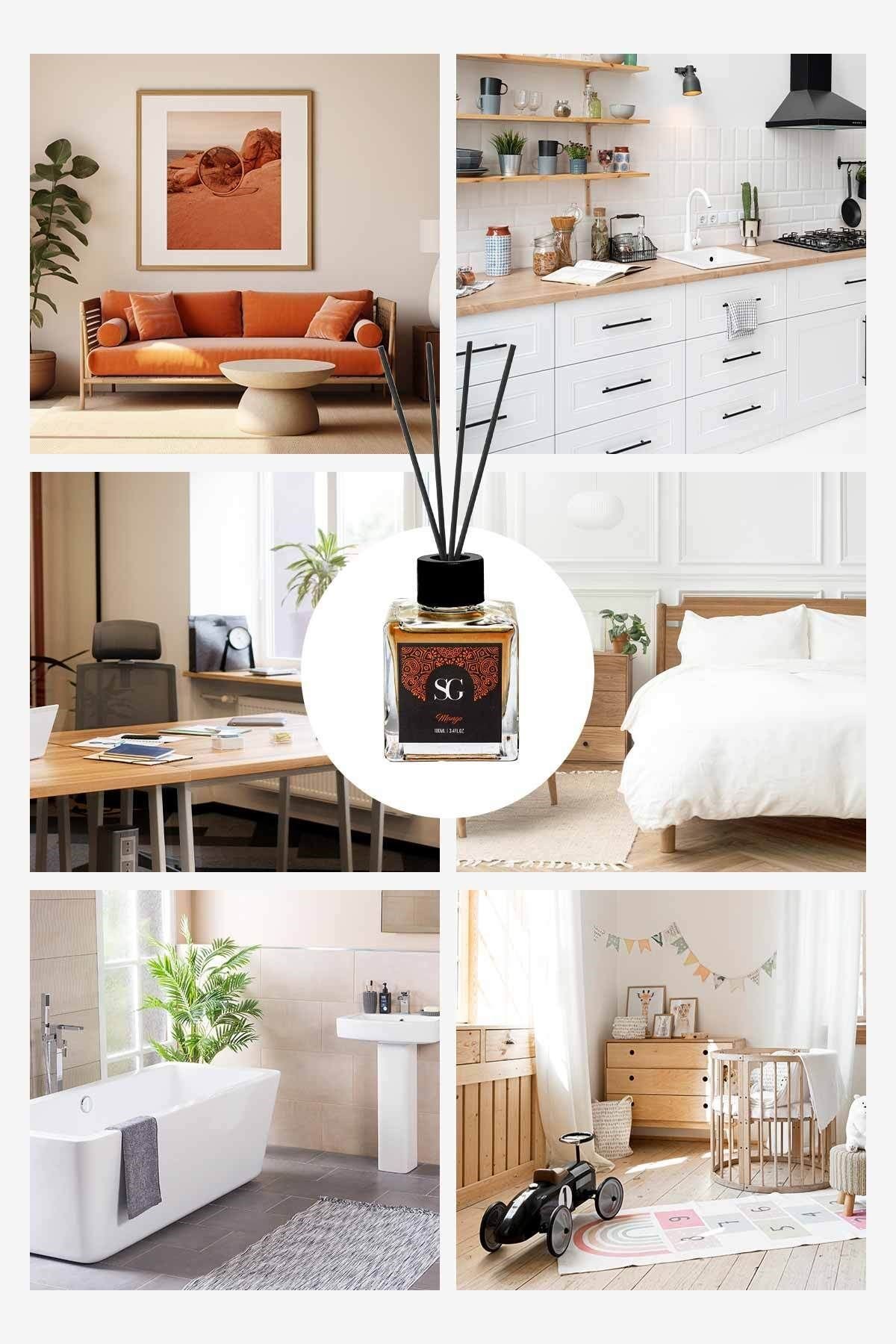 Mango Kokulu Çubuklu Oda Kokusu Mango Reed Diffuser 100ml