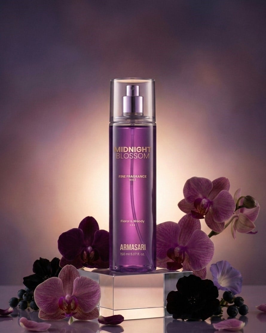 Midnight Blossom Vücut Spreyi | Body Mist | Midnight Bloom | Parfümlü Vücut Spreyi 150 ml