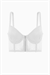 Noa Dantelli Büstiyer Sütyen - Push Up, Dolgulu - Fashion - 2509 - Ekru