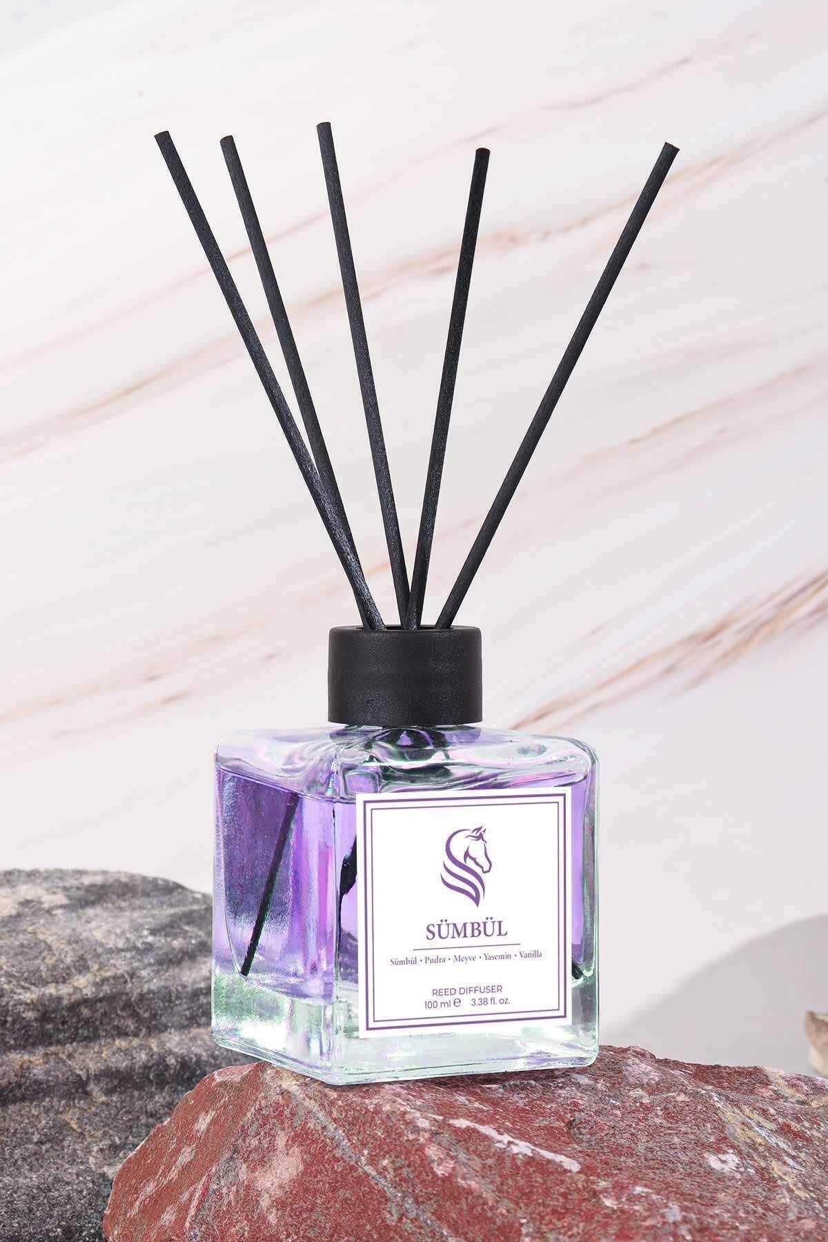 Özel Gün Hediye Kutulu Sümbül Çubuklu Oda Kokusu Hyacinth Reed Diffuser 100ml