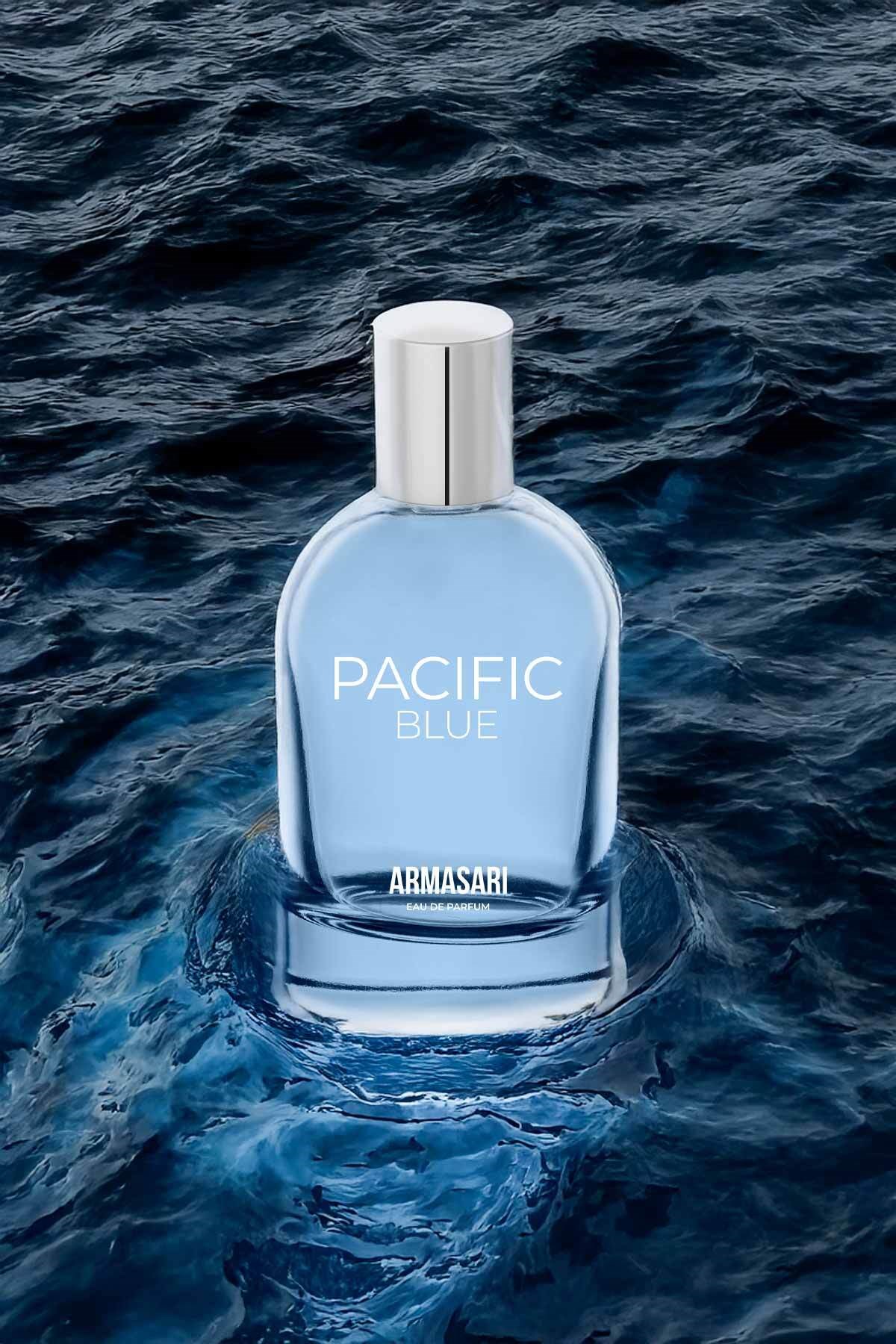 Pacific Blue Edp Erkek Parfüm 100ml | Fresh, Oryantal | Nane, Vanilya, Bal, Tobacco, Lavanta, Tonka