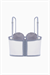 Rosali Dantelli Büstiyer Sütyen - Soft Push Up, Dolgulu  - Fashion - 2501 - Gri