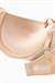 Rosali Mesh Kumaş Straplez Sütyen -  Soft Push Up, Yarı Dolgulu - Premium Basic - 2226 - Ten