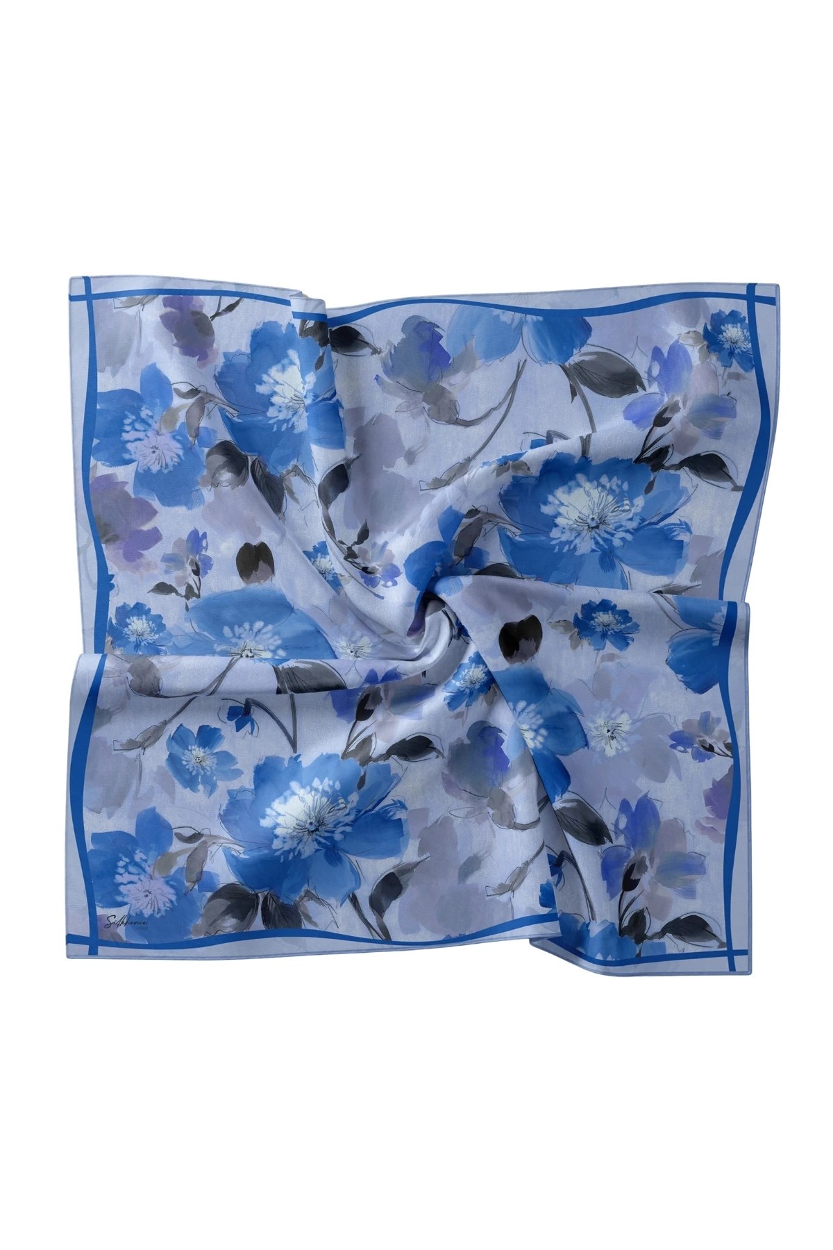 Silk Home Twill İpek Desenli Eşarp 11498