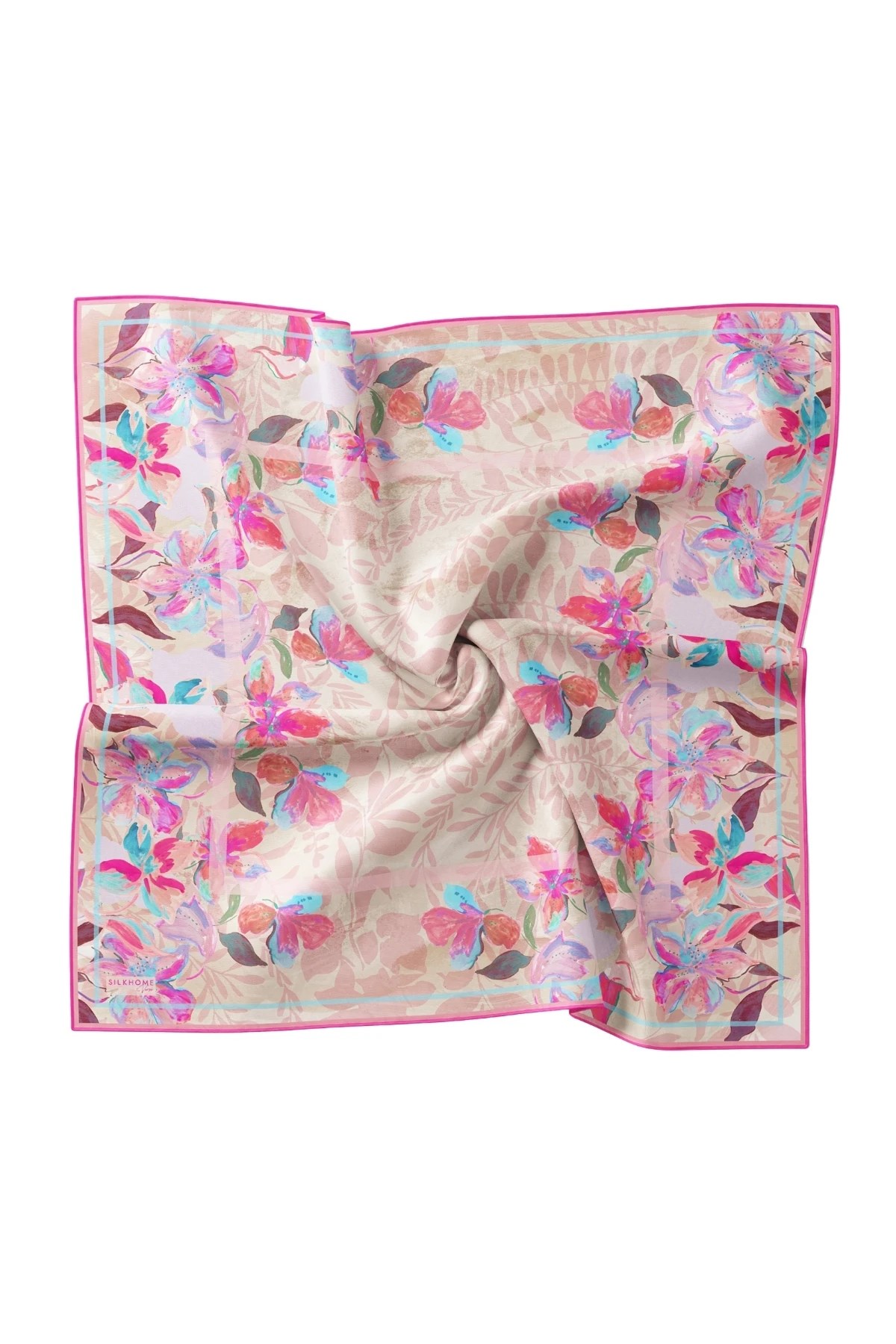 Silk Home Twill İpek Desenli Eşarp 11511