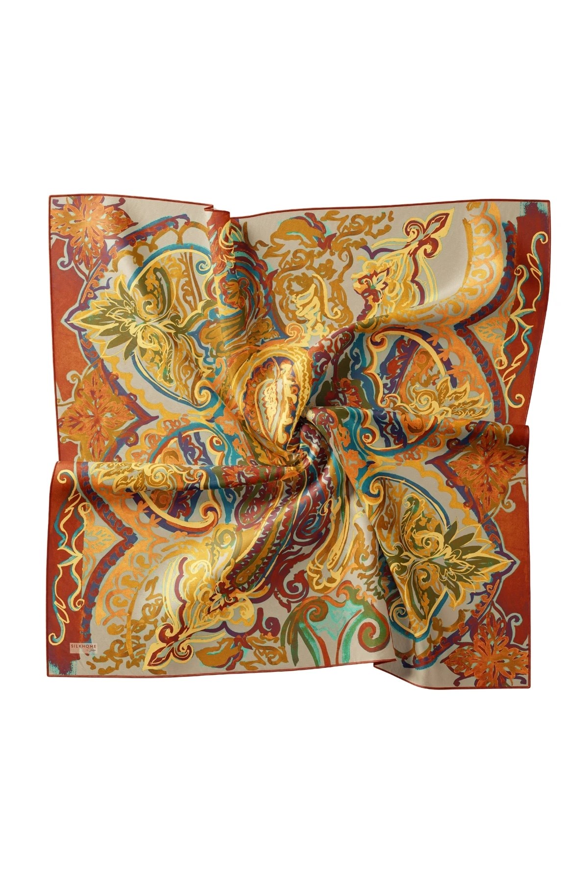 Silk Home Twill İpek Desenli Eşarp 11512