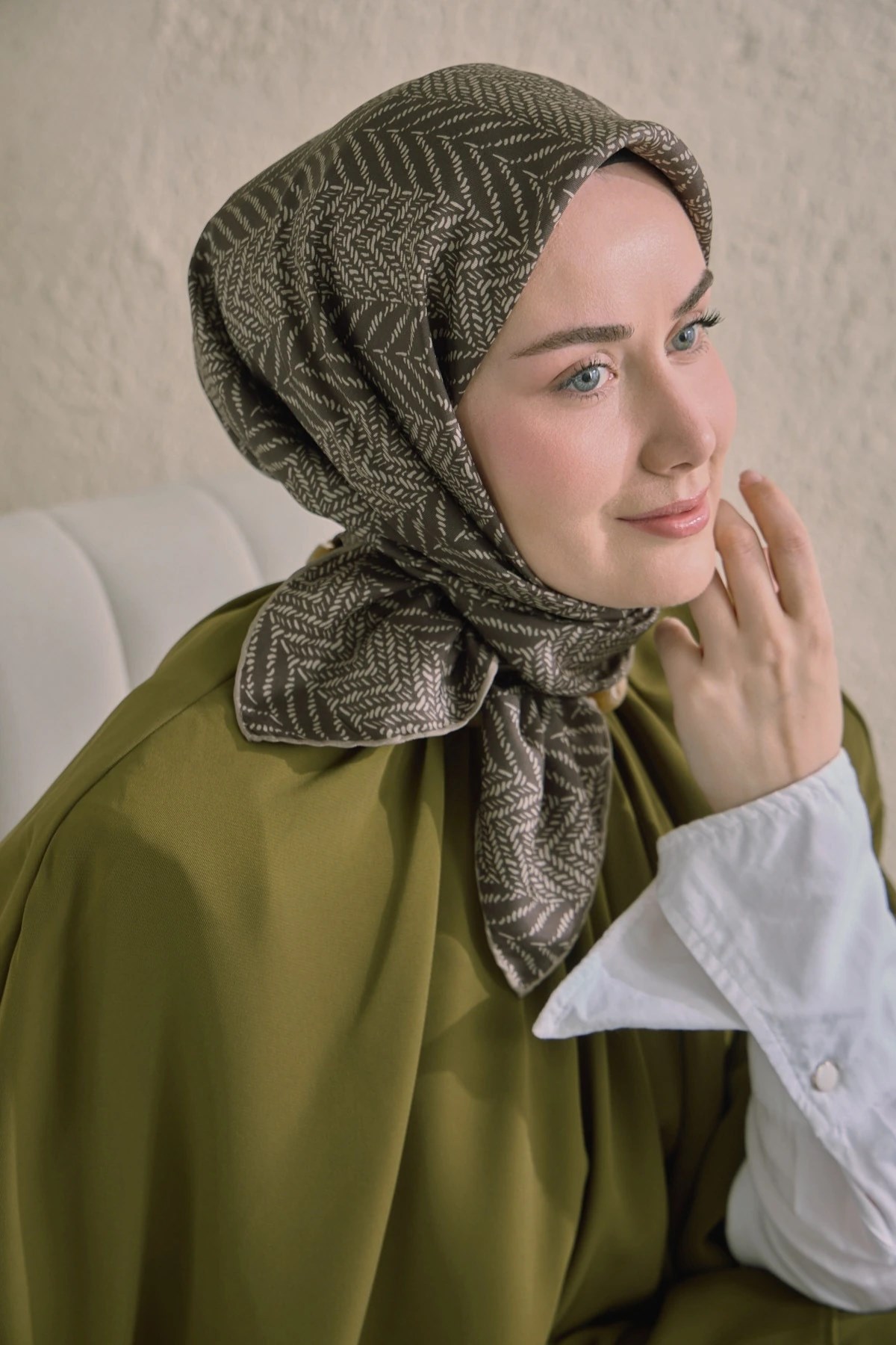 Silk Home Twill İpek Desenli Eşarp 11520