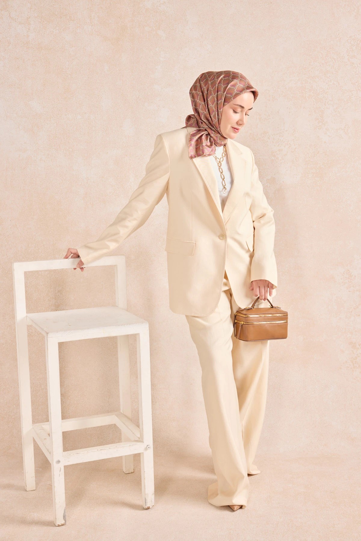 Silk Home Twill İpek Desenli Eşarp 11521