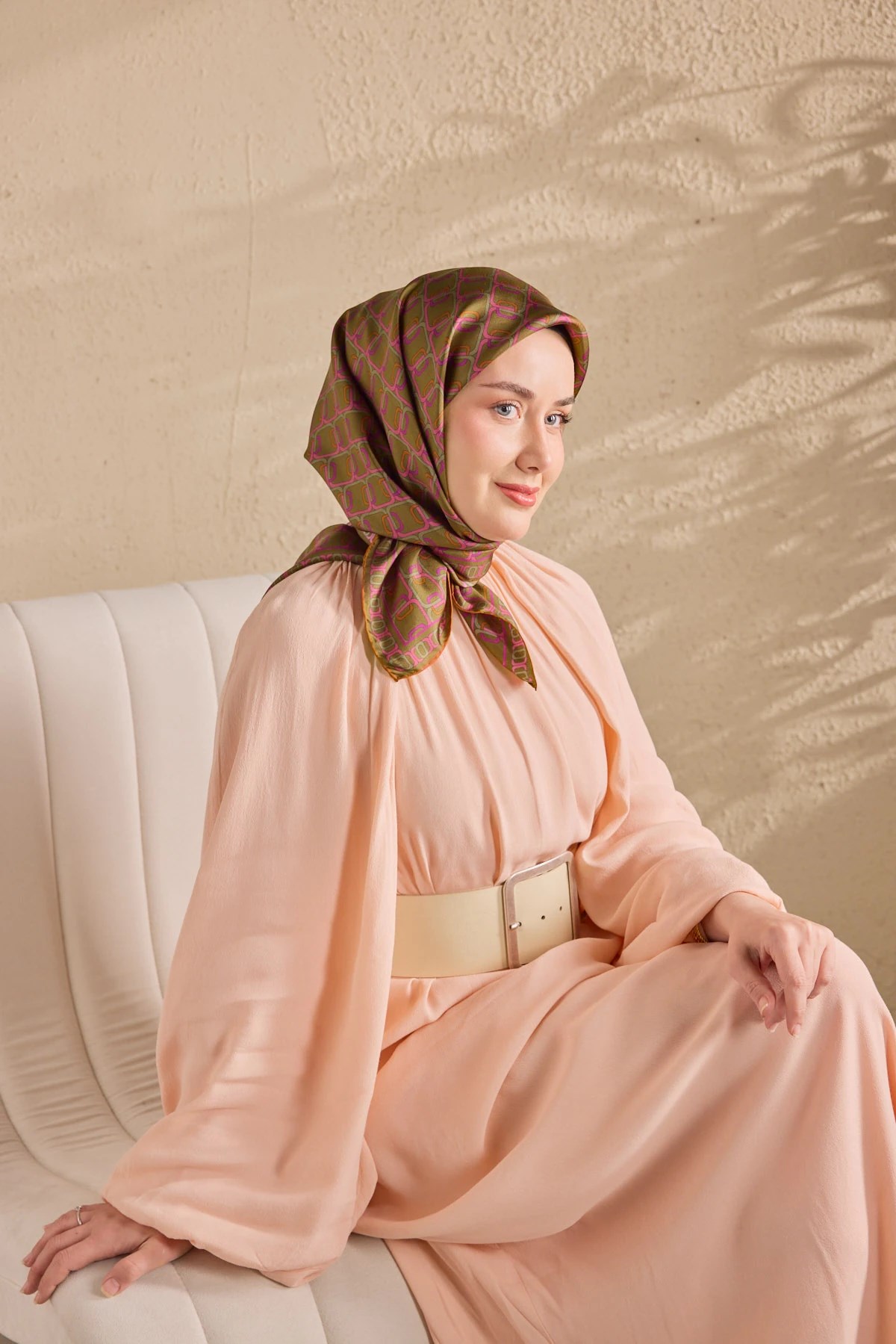 Silk Home Twill İpek Desenli Eşarp 11521