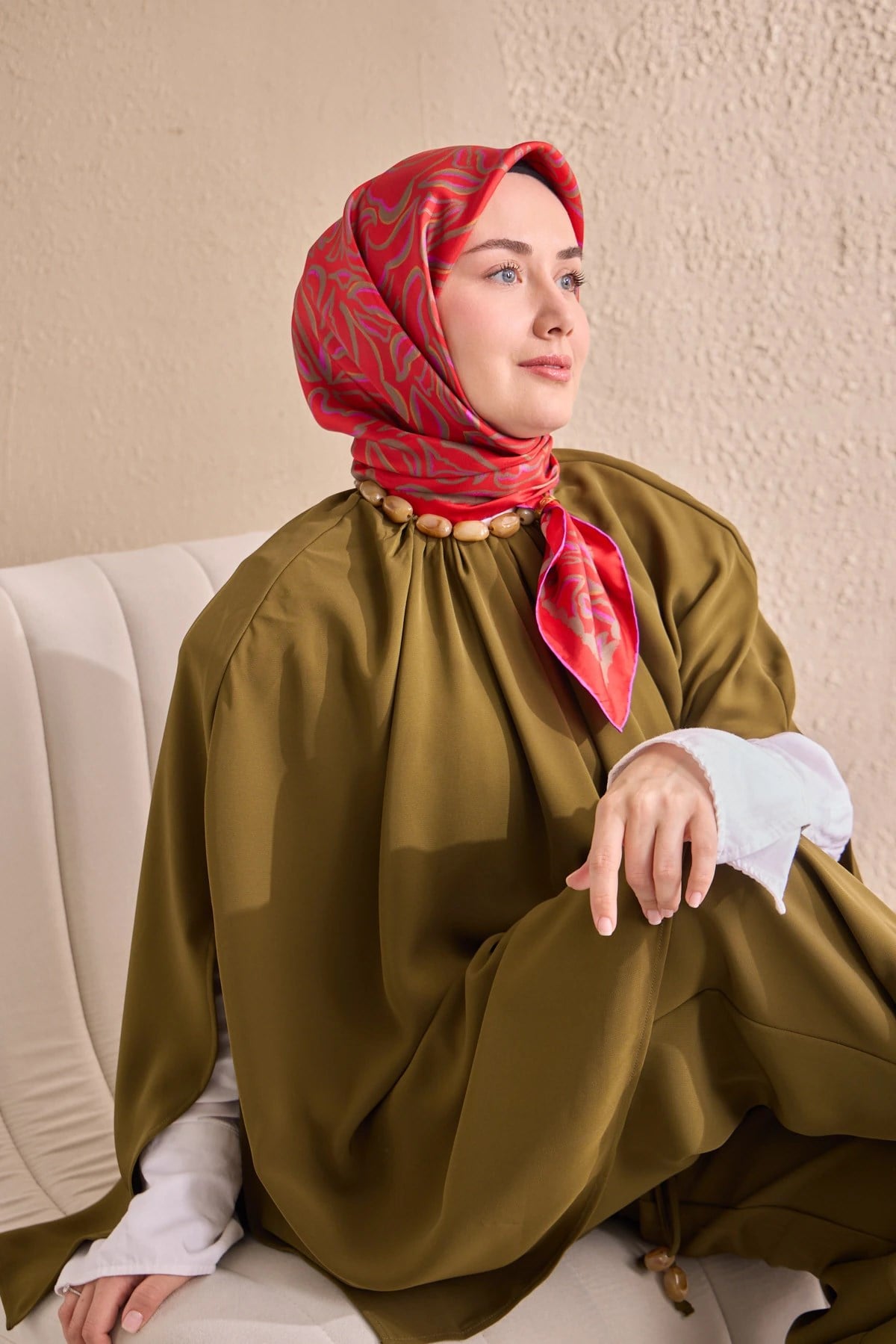 Silk Home Twill İpek Desenli Eşarp 11522