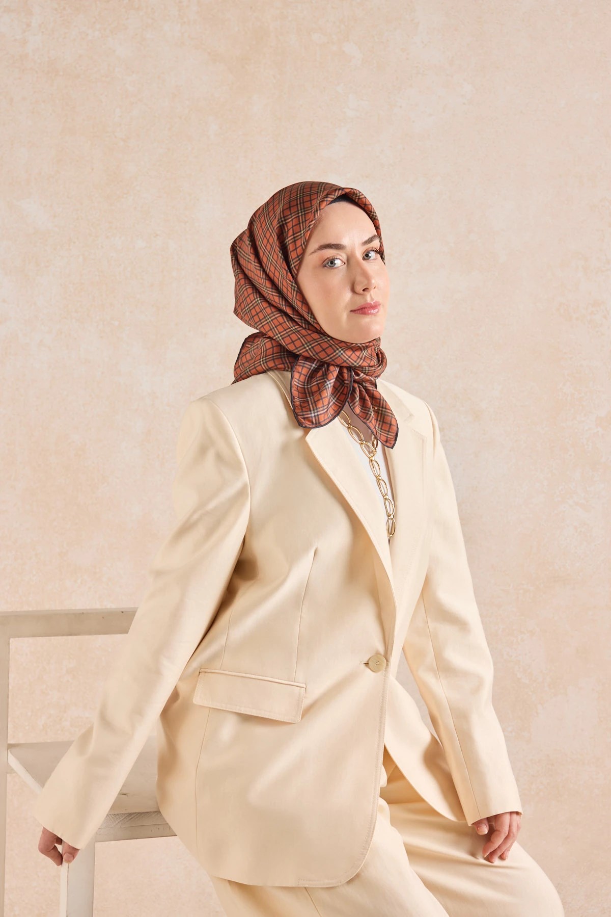 Silk Home Twill İpek Desenli Eşarp 11523