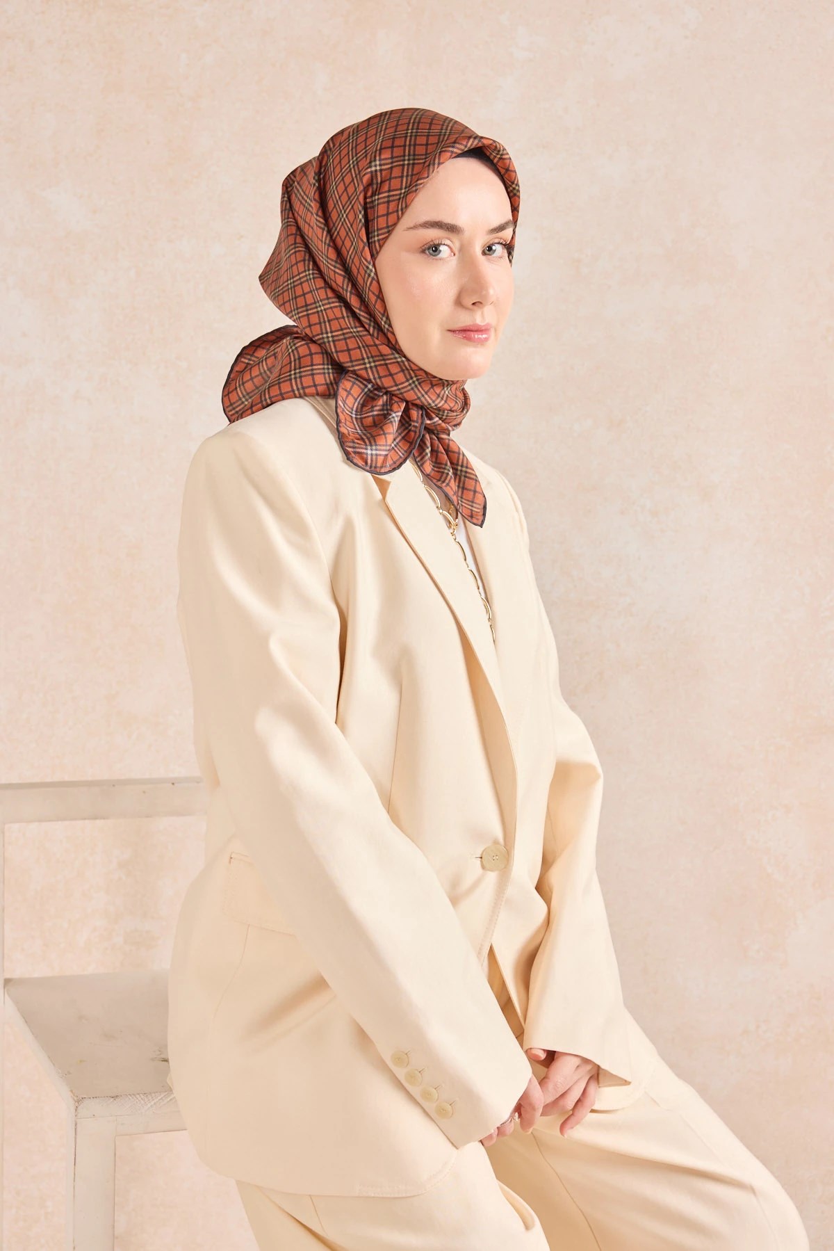 Silk Home Twill İpek Desenli Eşarp 11523
