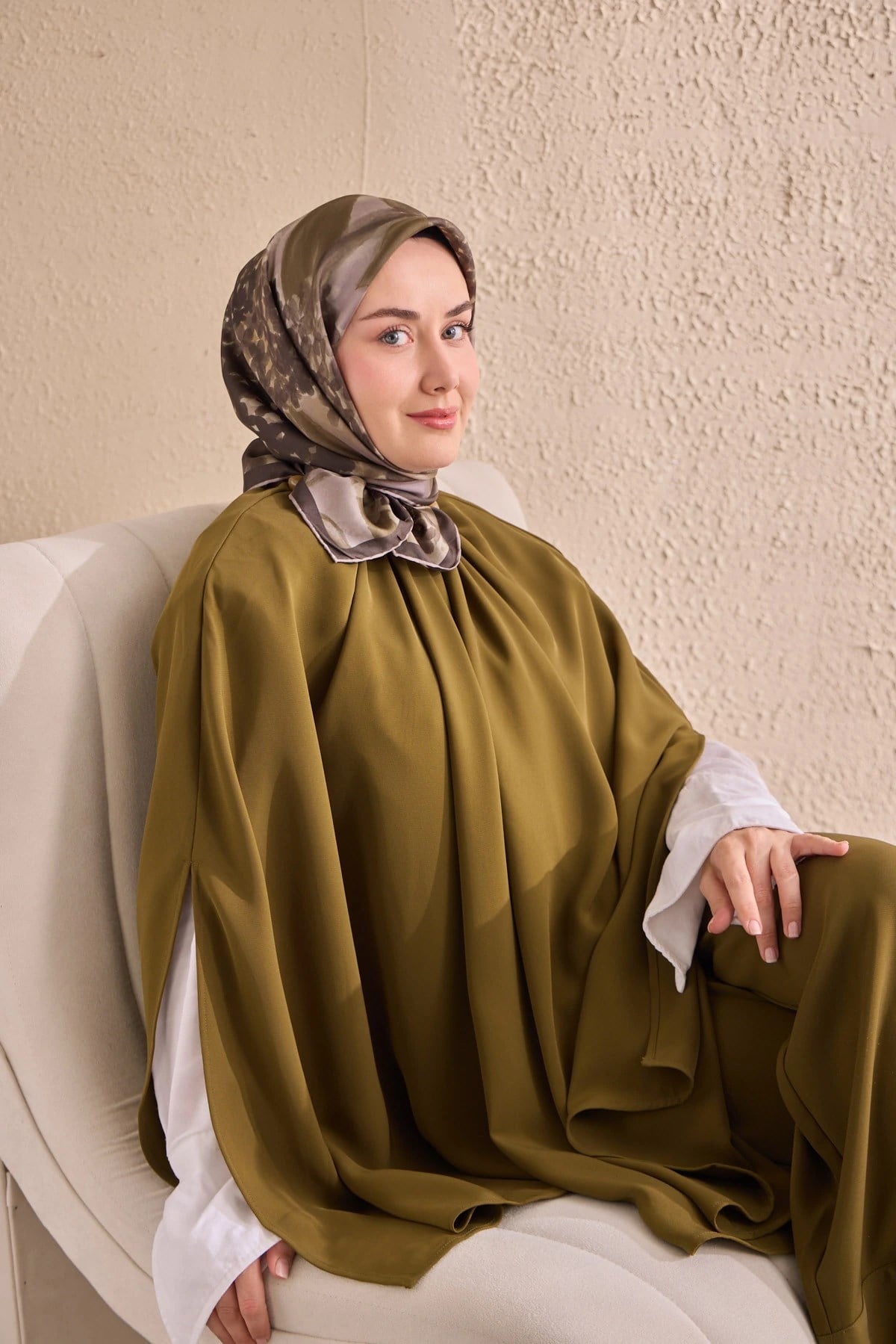 Silk Home Twill İpek Desenli Eşarp 11526