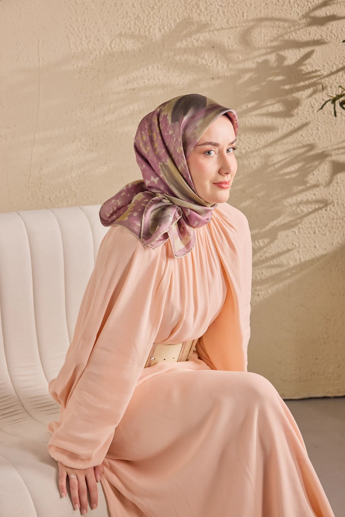 Silk Home Twill İpek Desenli Eşarp 11526