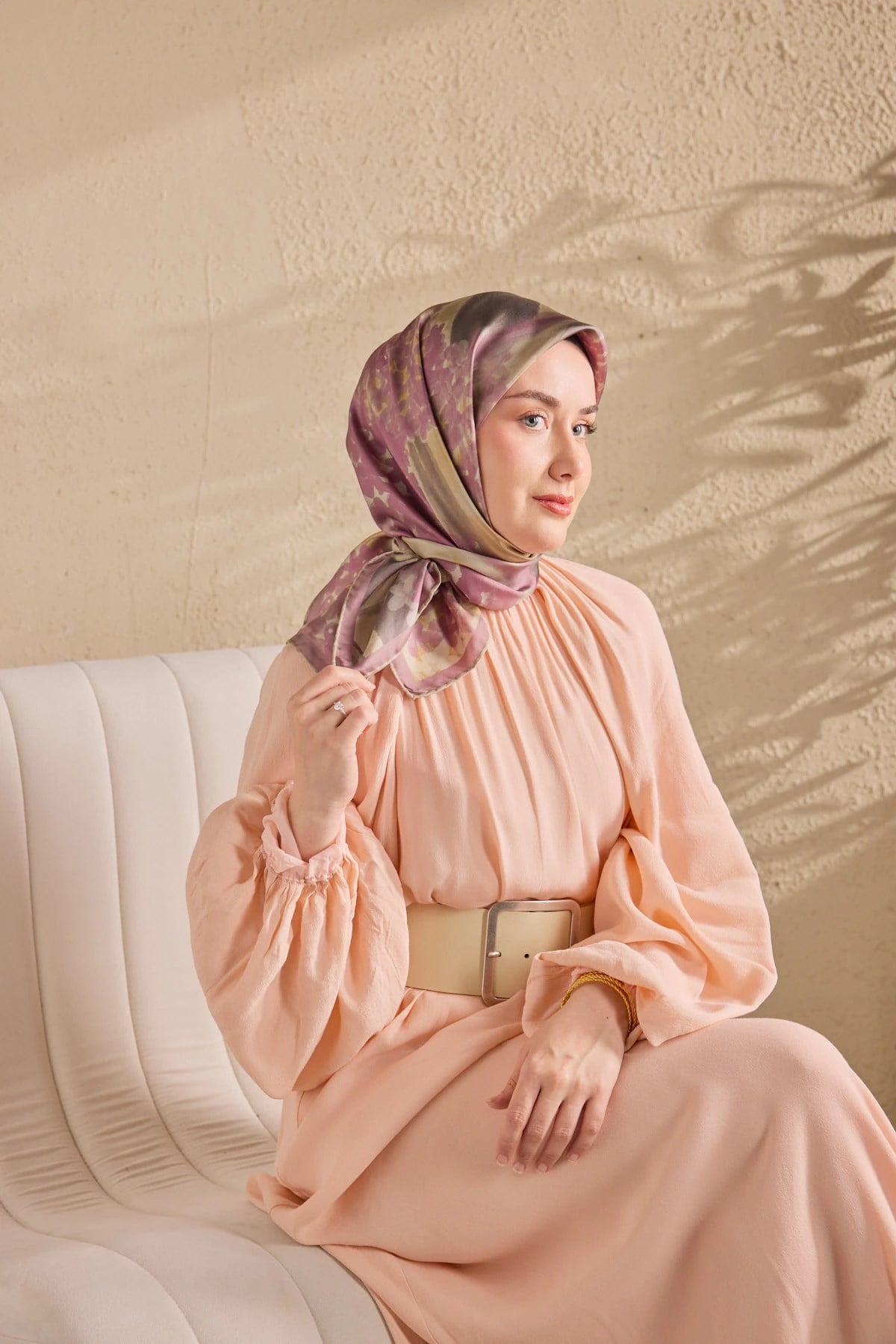 Silk Home Twill İpek Desenli Eşarp 11526