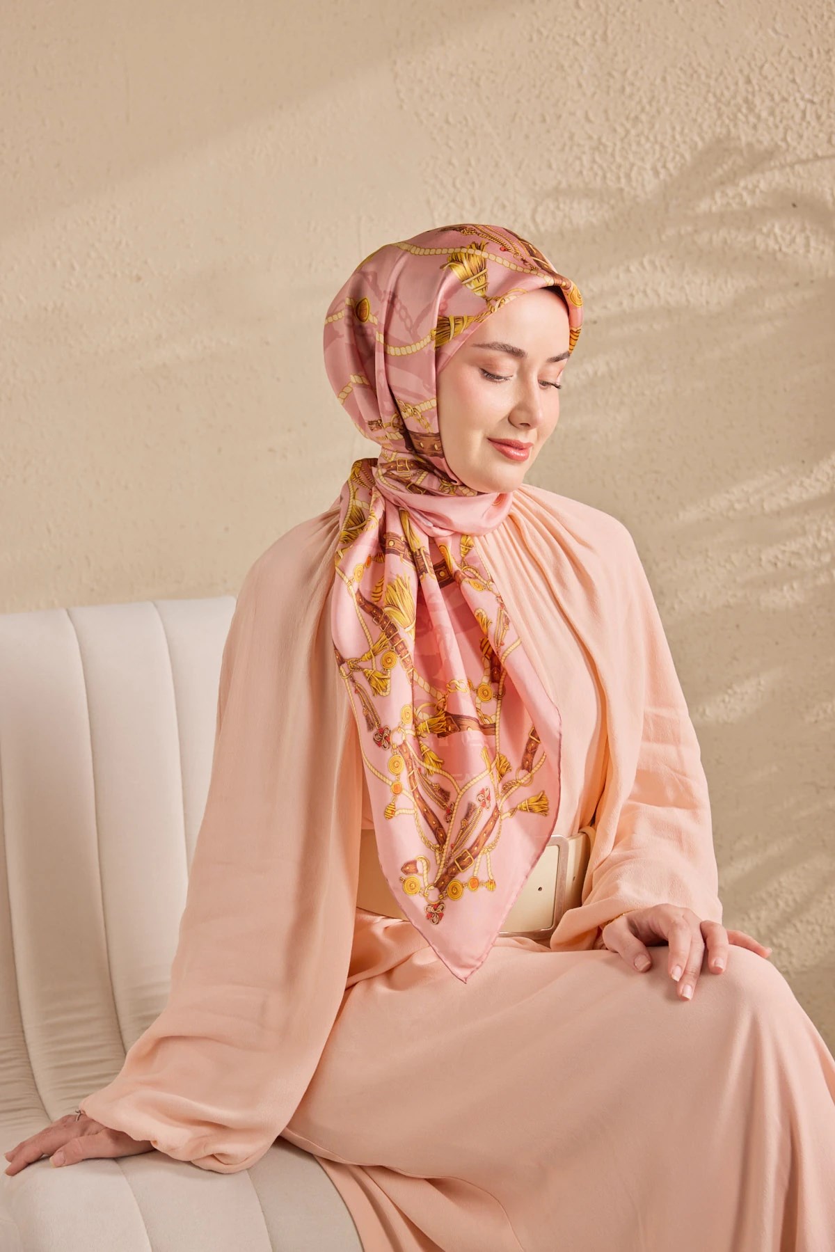 Silk Home Twill İpek Desenli Eşarp 11530