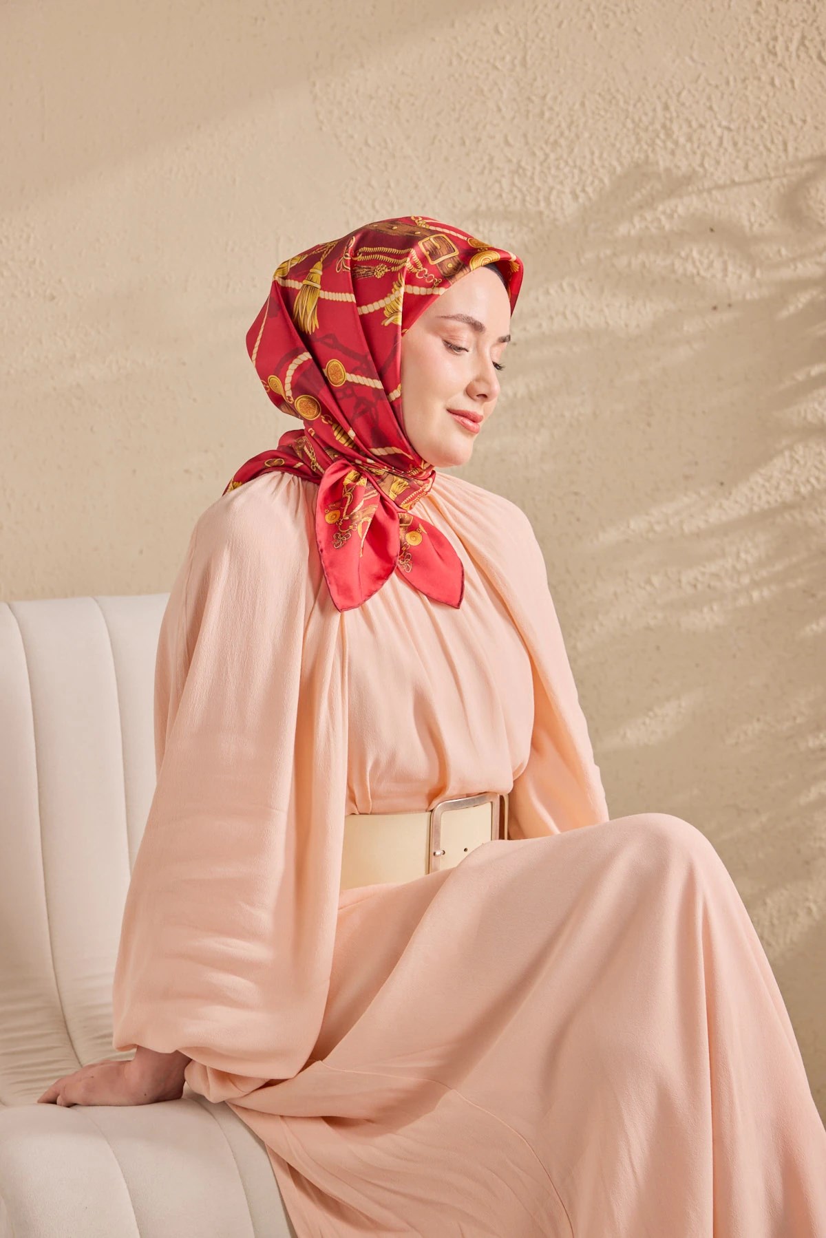Silk Home Twill İpek Desenli Eşarp 11530