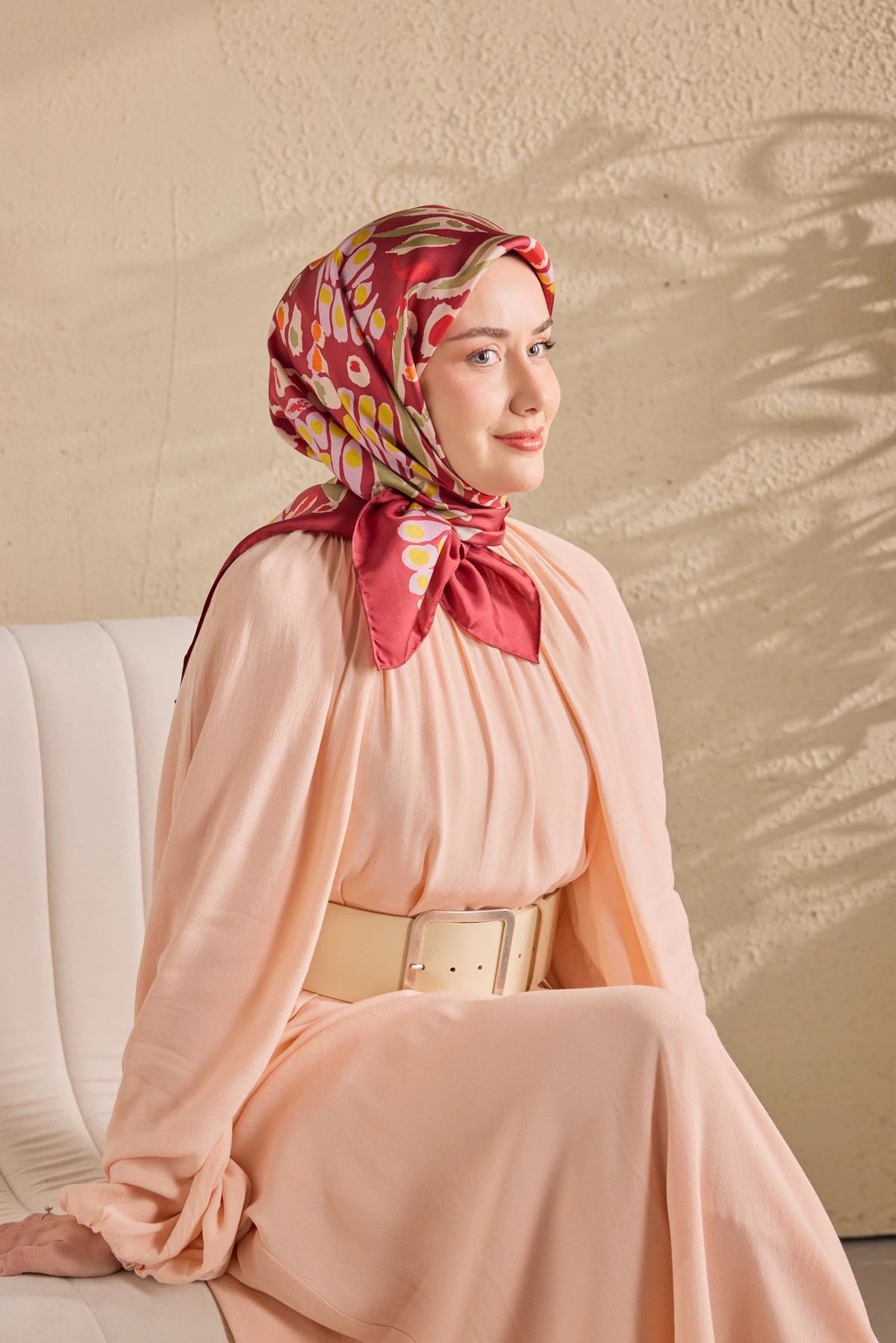 Silk Home Twill İpek Desenli Eşarp 11531