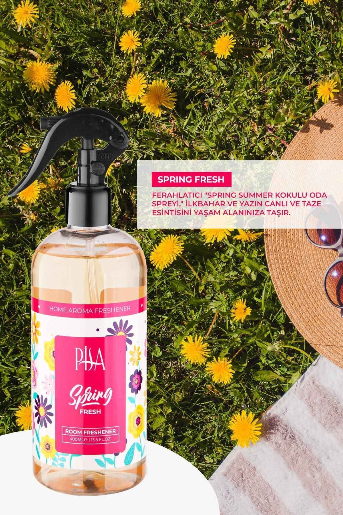 Spring Fresh Parfümlü Oda Ve Çamaşır Spreyi Ortam Ve Kumaş Kokusu 400ml