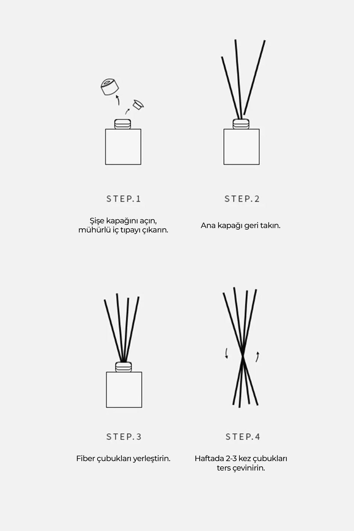 Turunçgil Çubuklu Oda Kokusu Citrus Reed Diffuser 100ml