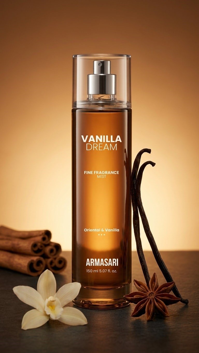 Vanilla Dream Parfümlü Kadın Vücut Spreyi Vücut Kokusu Vücut Misti Body Mist Spray 150ml