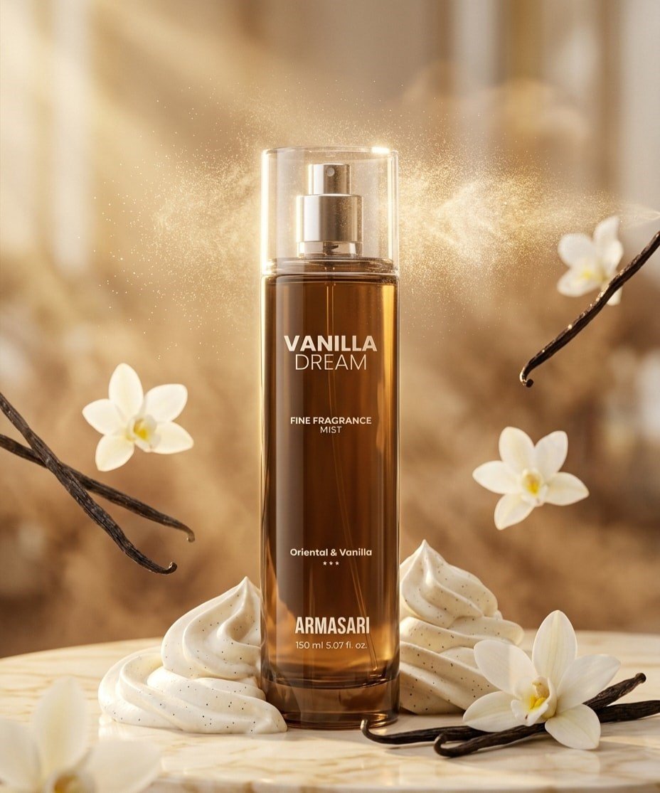 Vanilla Dream Parfümlü Kadın Vücut Spreyi Vücut Kokusu Vücut Misti Body Mist Spray 150ml