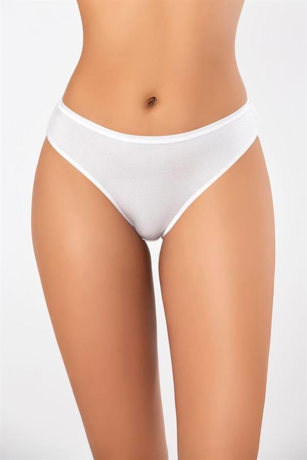 WeWeus 3'lü Beyaz Micro Modal Premium Kadın Külot 72643
