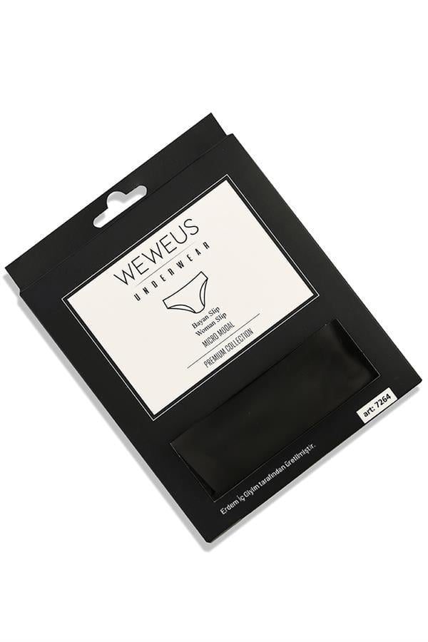 Weweus Beyaz Micro Modal Premium Kadın Külot 7264