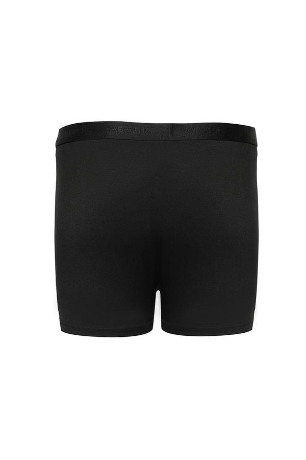 WeWeus Siyah Micro Modal Premium Erkek Boxer