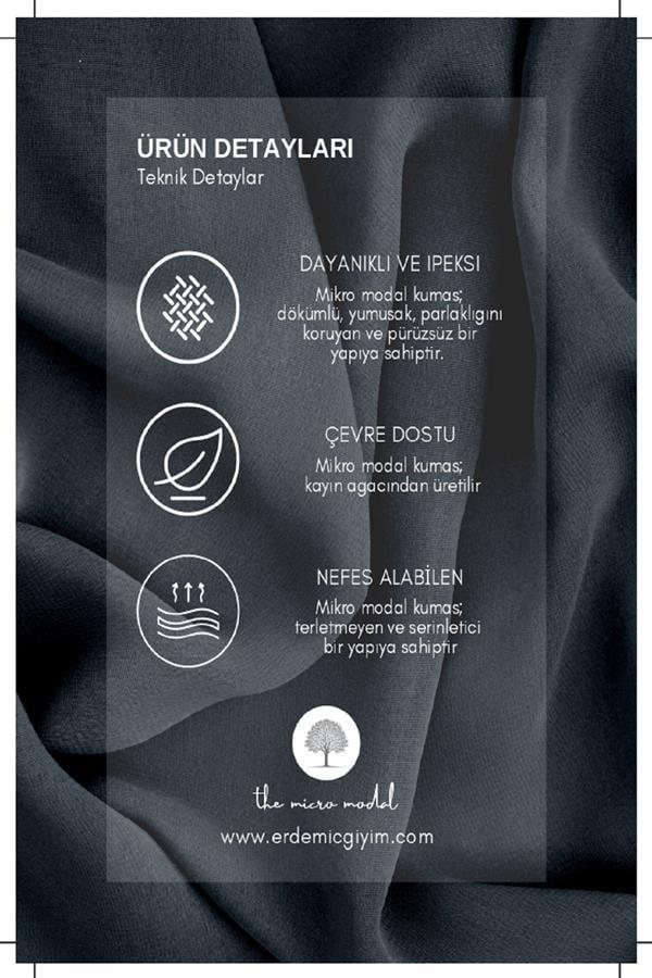 WeWeus Siyah Micro Modal Premium Kadın Atlet