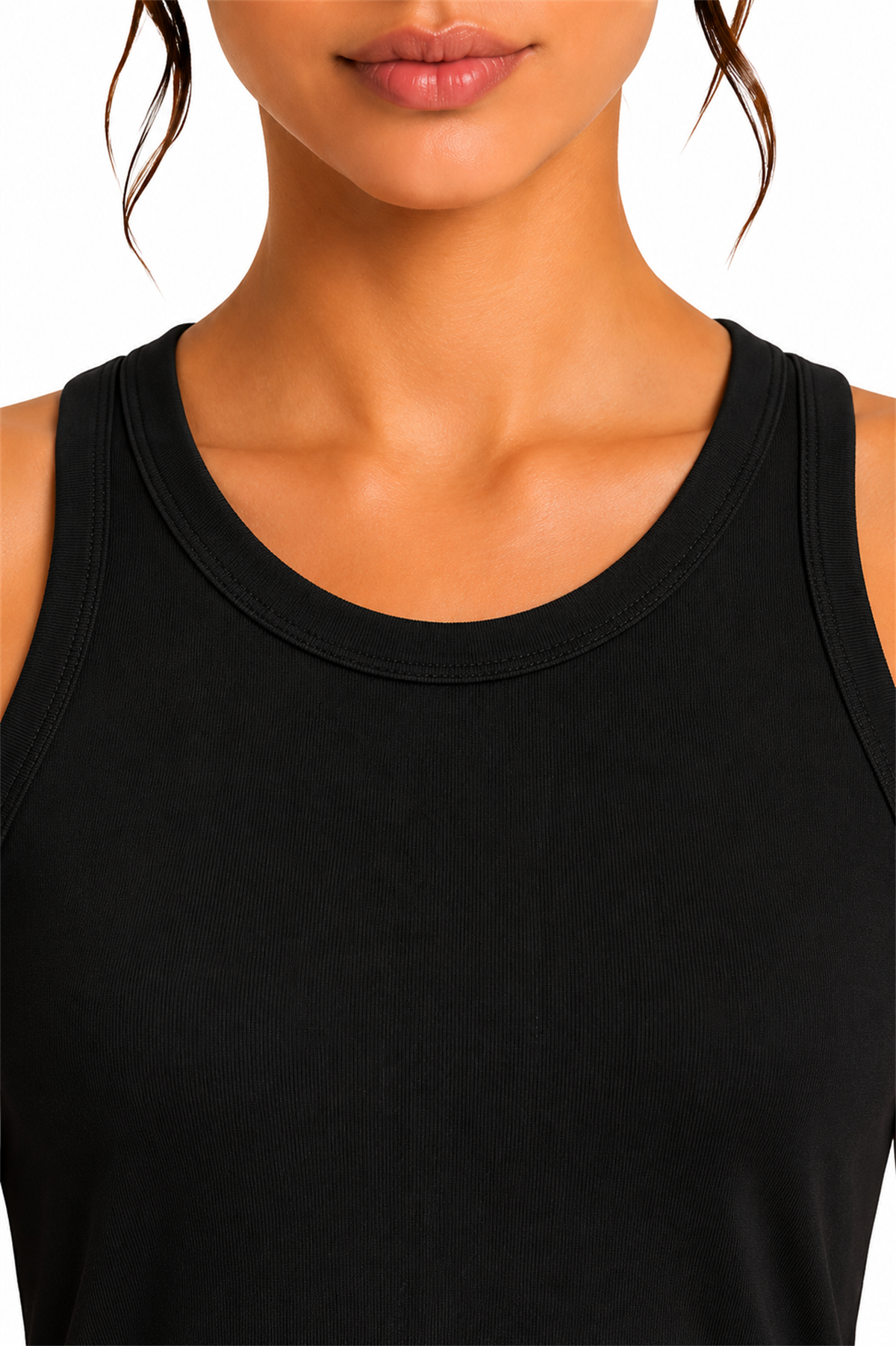 Weweus Siyah Viskon Yumuşak Dokulu Atlet Body Tişört  2108