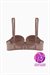 Wonna Olympos Ekstra Dolgulu Double Push Up Straplez - Bronz Kahve - Mikro Sütyen - 2537