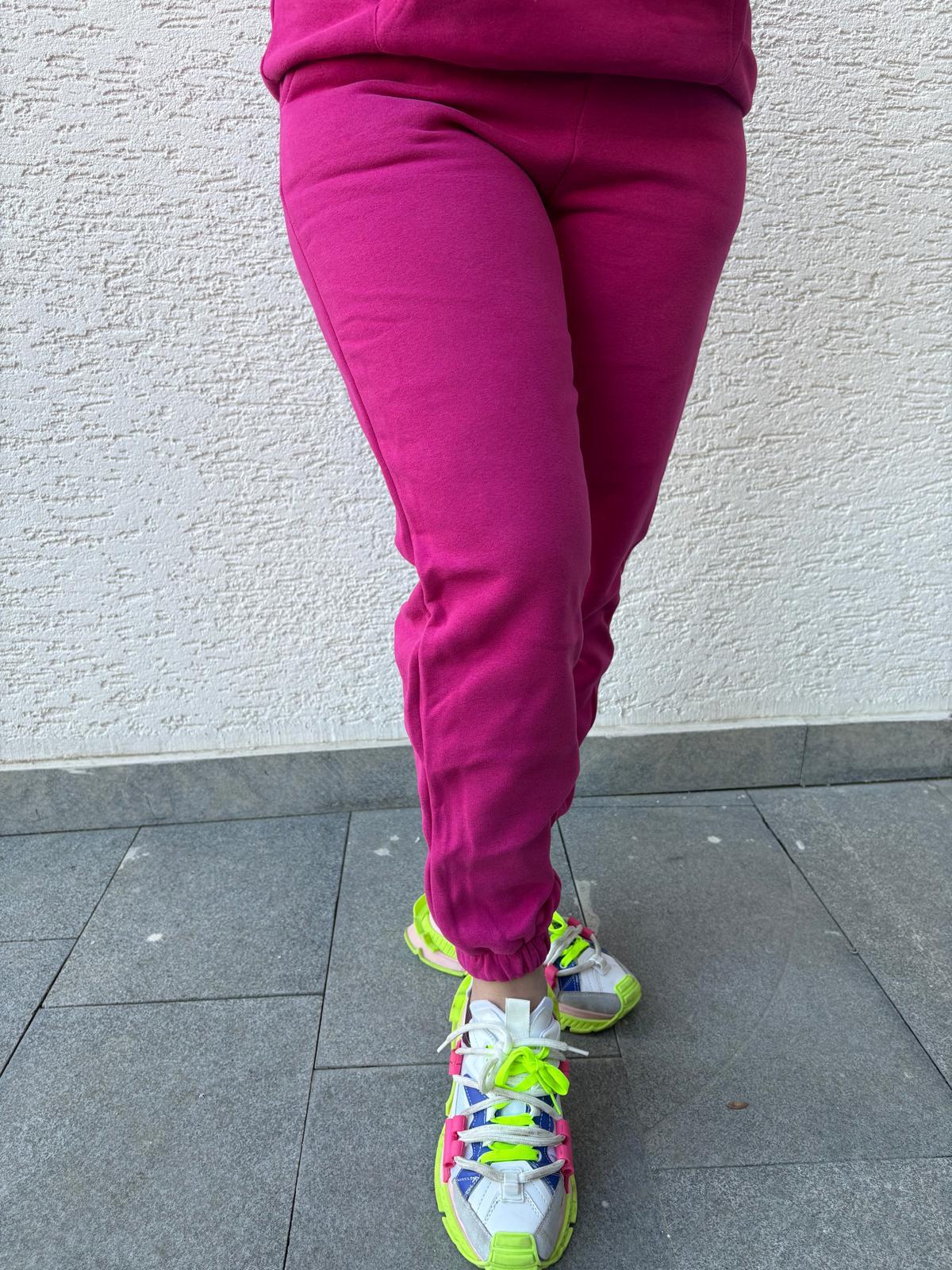 Pembe Kapşonlu Eşortman Takım
