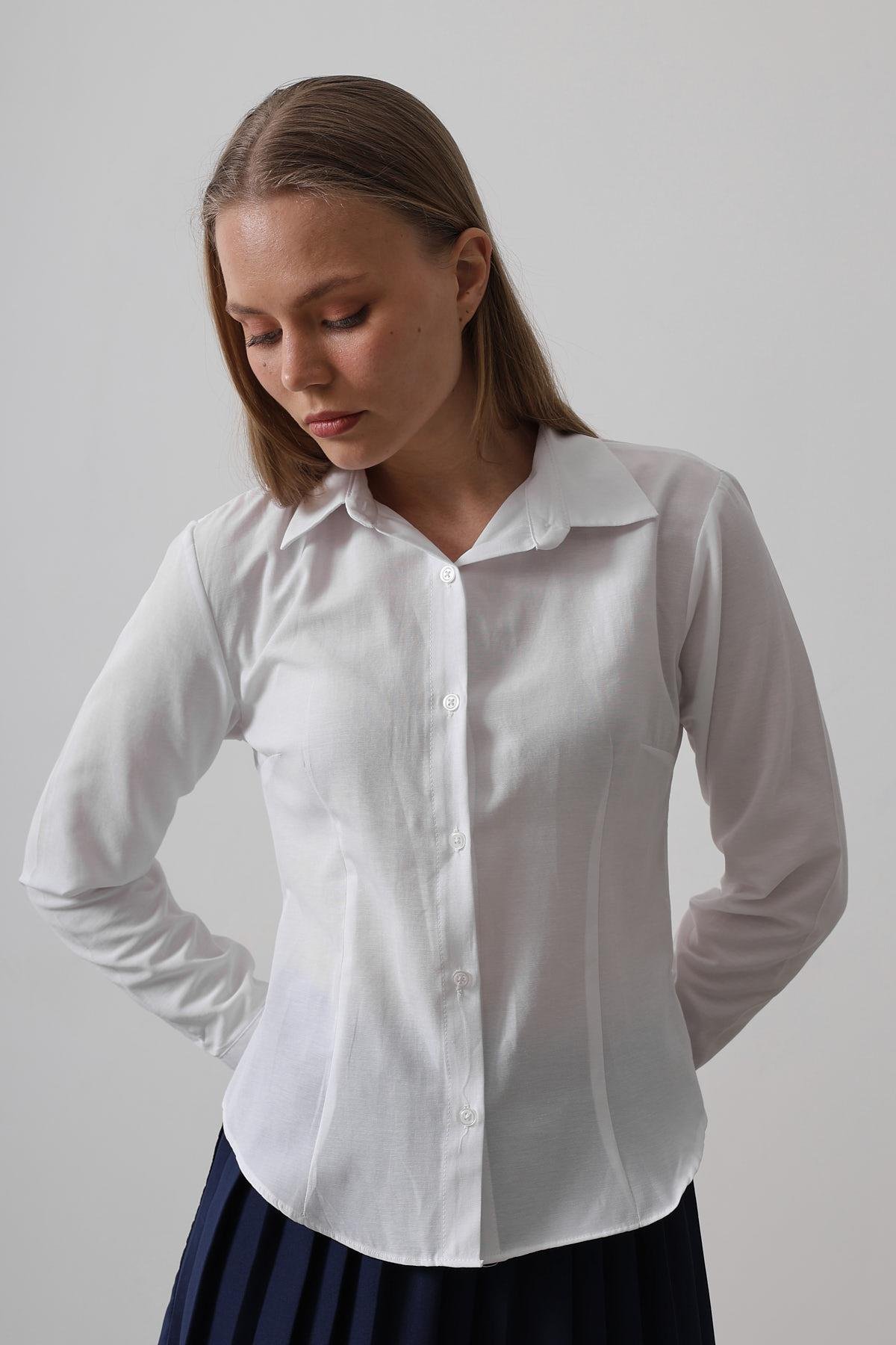 Basic Gömlek - Beyaz