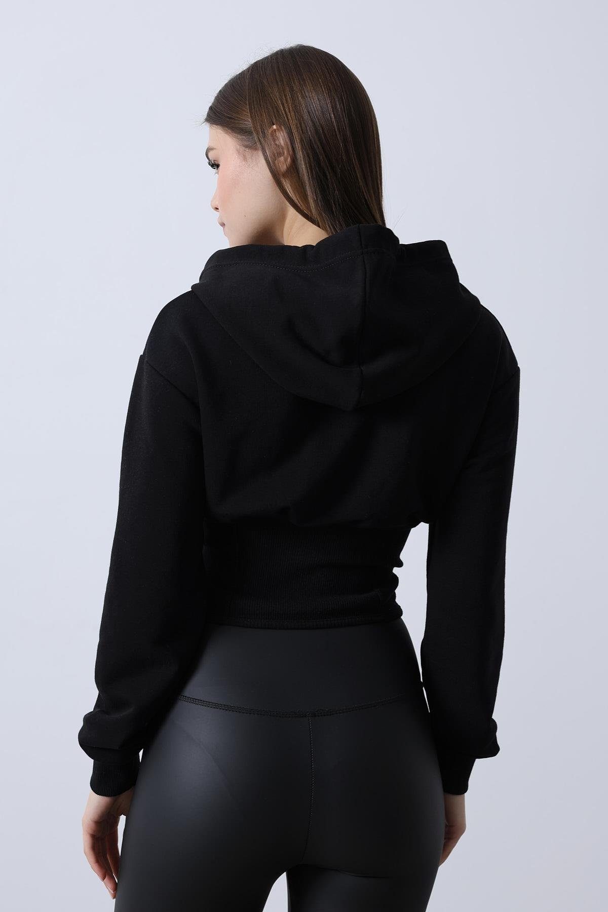 Kapüşonlu Sweat - Siyah