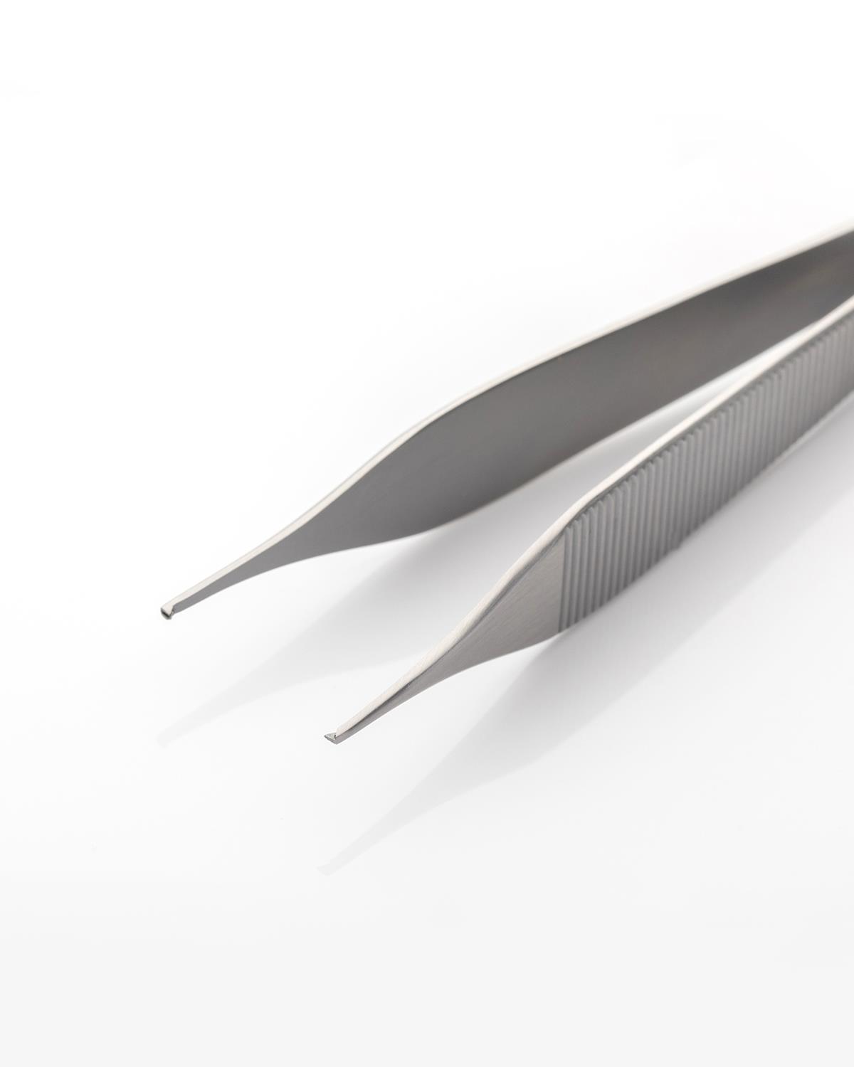 Düz Dişli Penset Micro-Adson 12cm