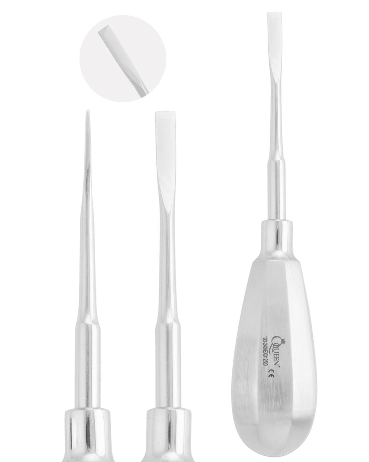 Düz Kron Ayırma Elevatörü fig.2 5mm 15cm