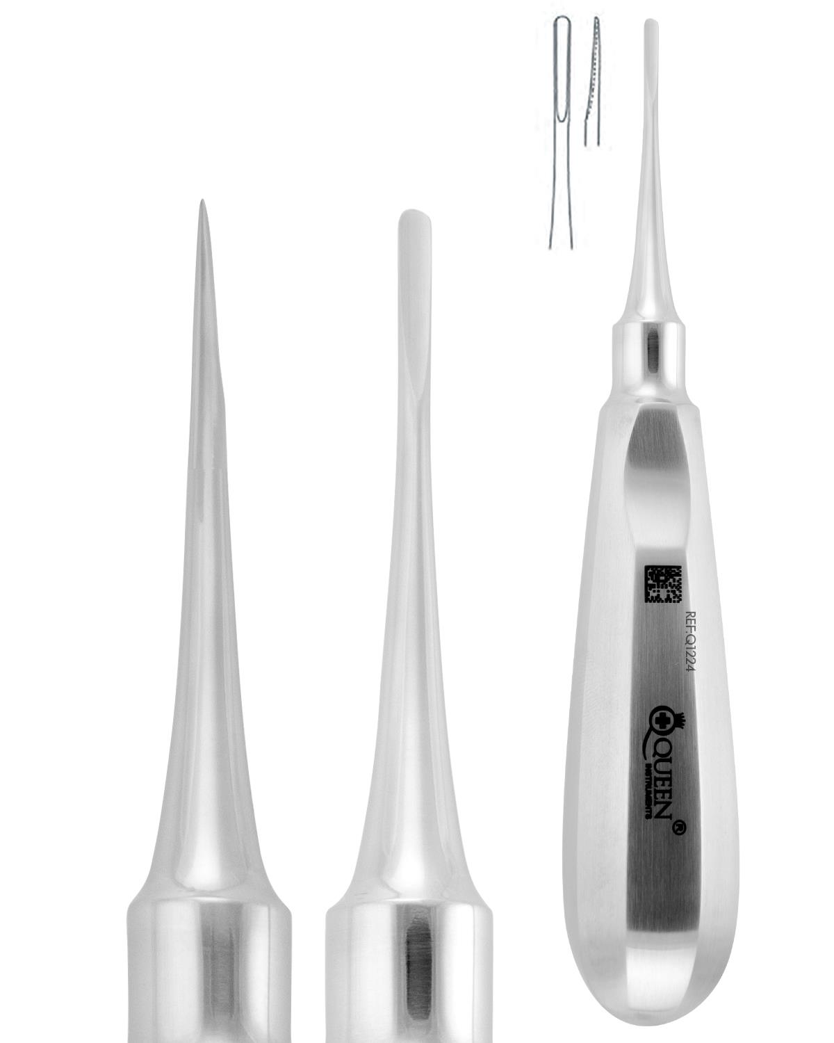 Düz Lüxatör Elevatör Lüxatör 2mm 12,5cm