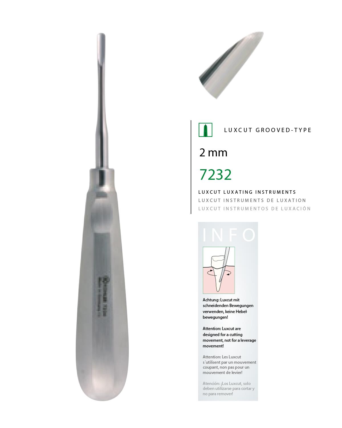 Düz Lüxatör Elevatör LUXCUT 2mm