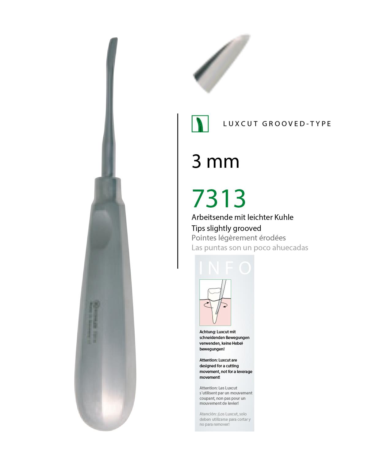 Eğri Lüxatör Elevatör LUXCUT