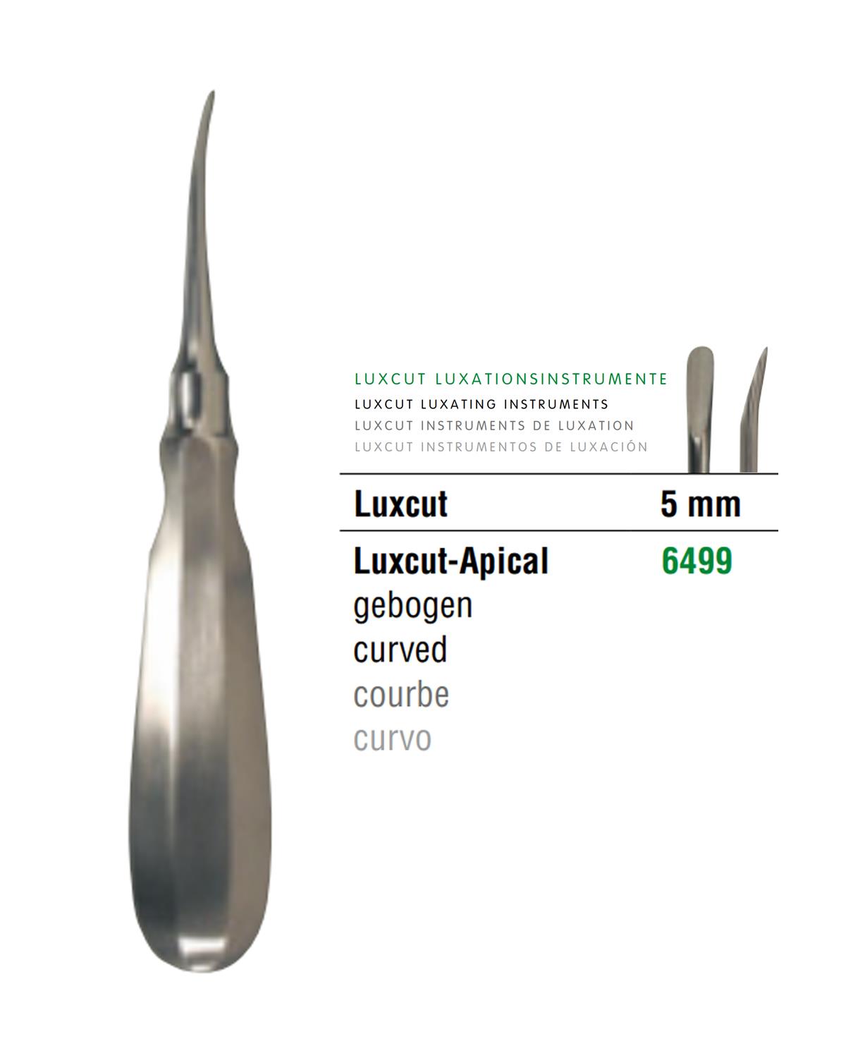 Eğri Lüxatör Elevatör LUXCUT 5mm