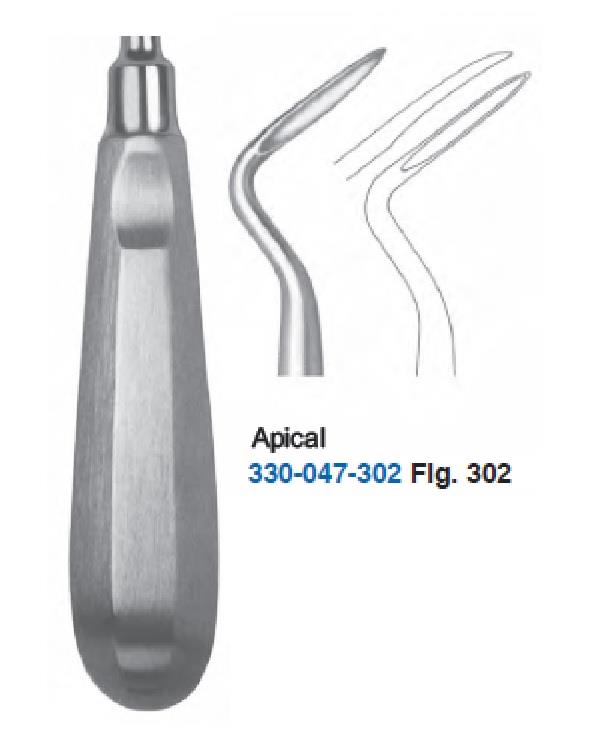 Sol Bien Elevatör Apical Fig302 2mm 16cm